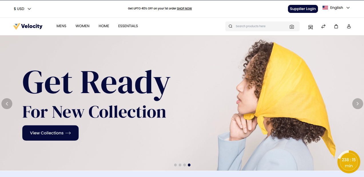 Supplier Login Button