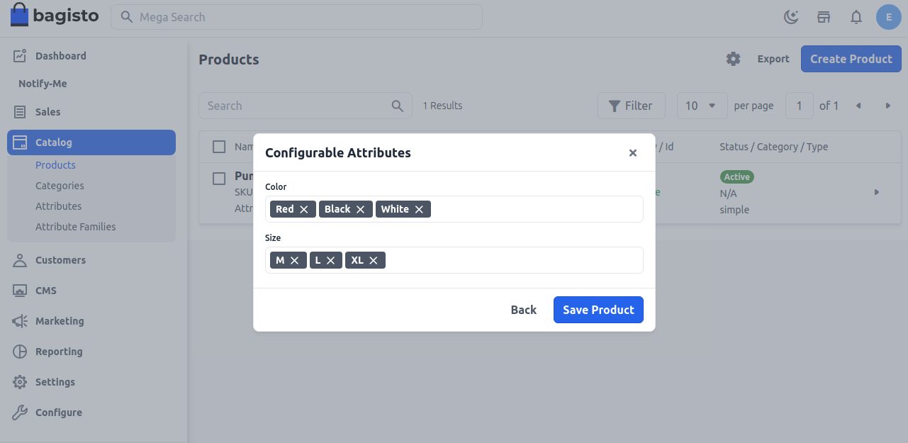 Configurable Attributes