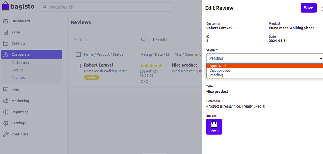 Review Status Update