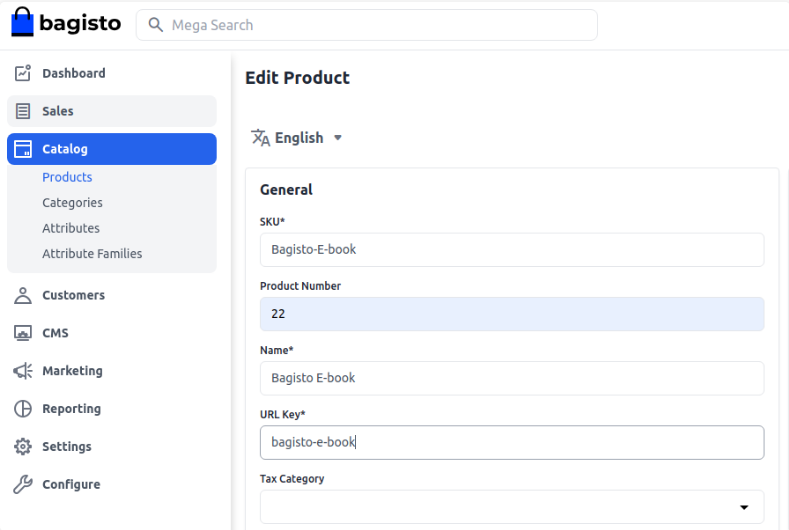 General Settings for Downloadable Product