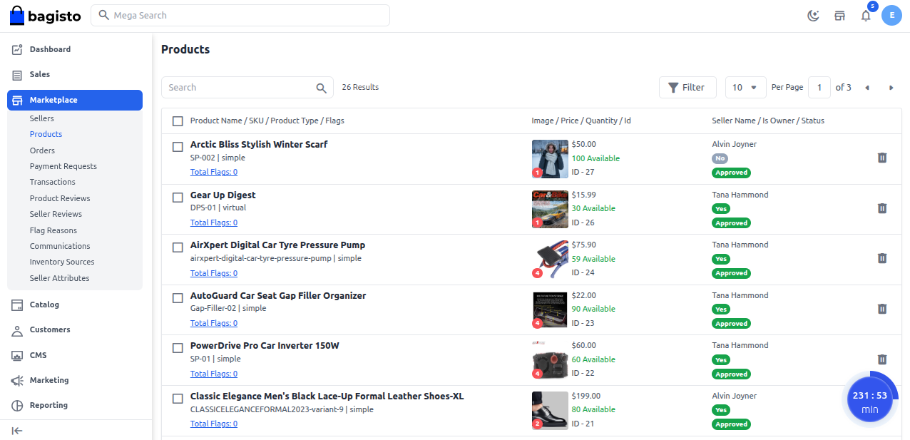 Global Commission Configuration