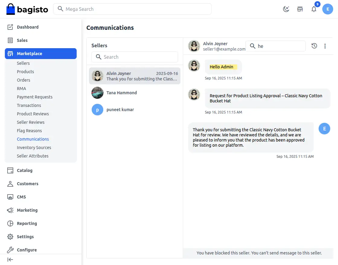 Global Commission Configuration